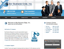Tablet Screenshot of baybusinessedge.com